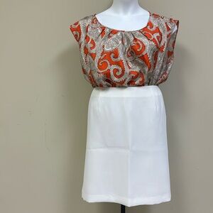 Plus size Talbots skirt set